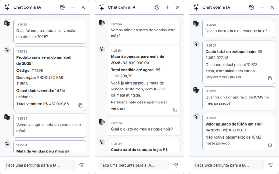 chat com ia duvidas faq